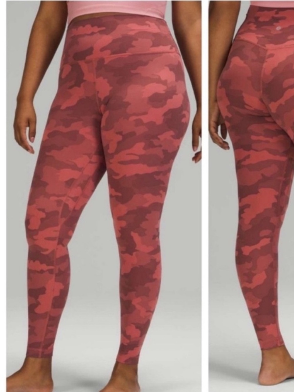 Lululemon Align High-Rise Pant 28" Heritage 365 Camo Brier Rose Multi six (6)